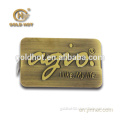 hot sale metal label for hanbags china maker and exw price